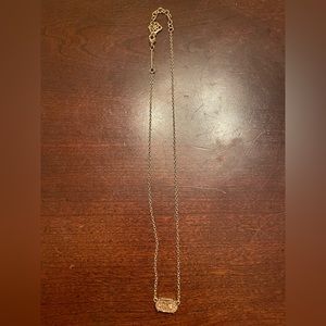 Kendra Scott Rose Gold Drusy Necklace